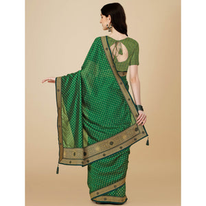 green-foil-printed-with-swarovski-vichitra-silk-saree