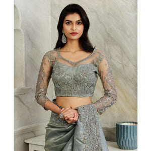 grey-floral-sequins-embroidered-pure-silk-saree