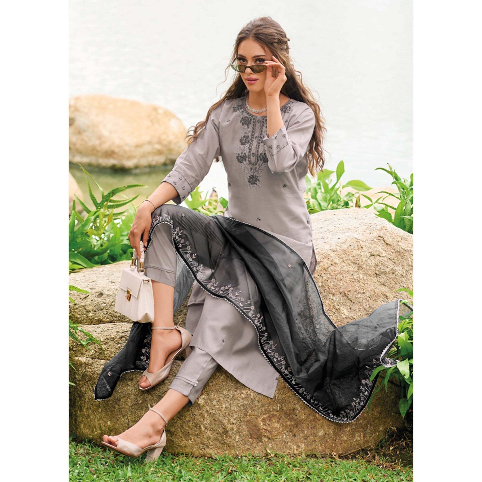 grey-floral-embroidered-cotton-silk-suit
