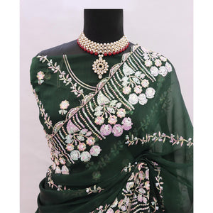 green-sequins-embroidered-chiffon-saree-3