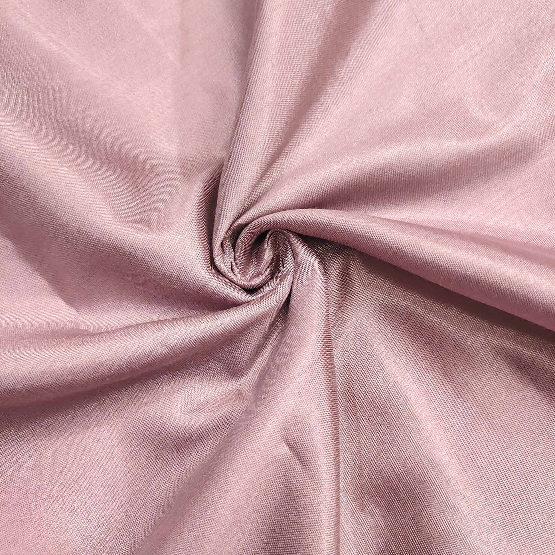 Mauve Floral Hand Embroidered Organza Dress Material