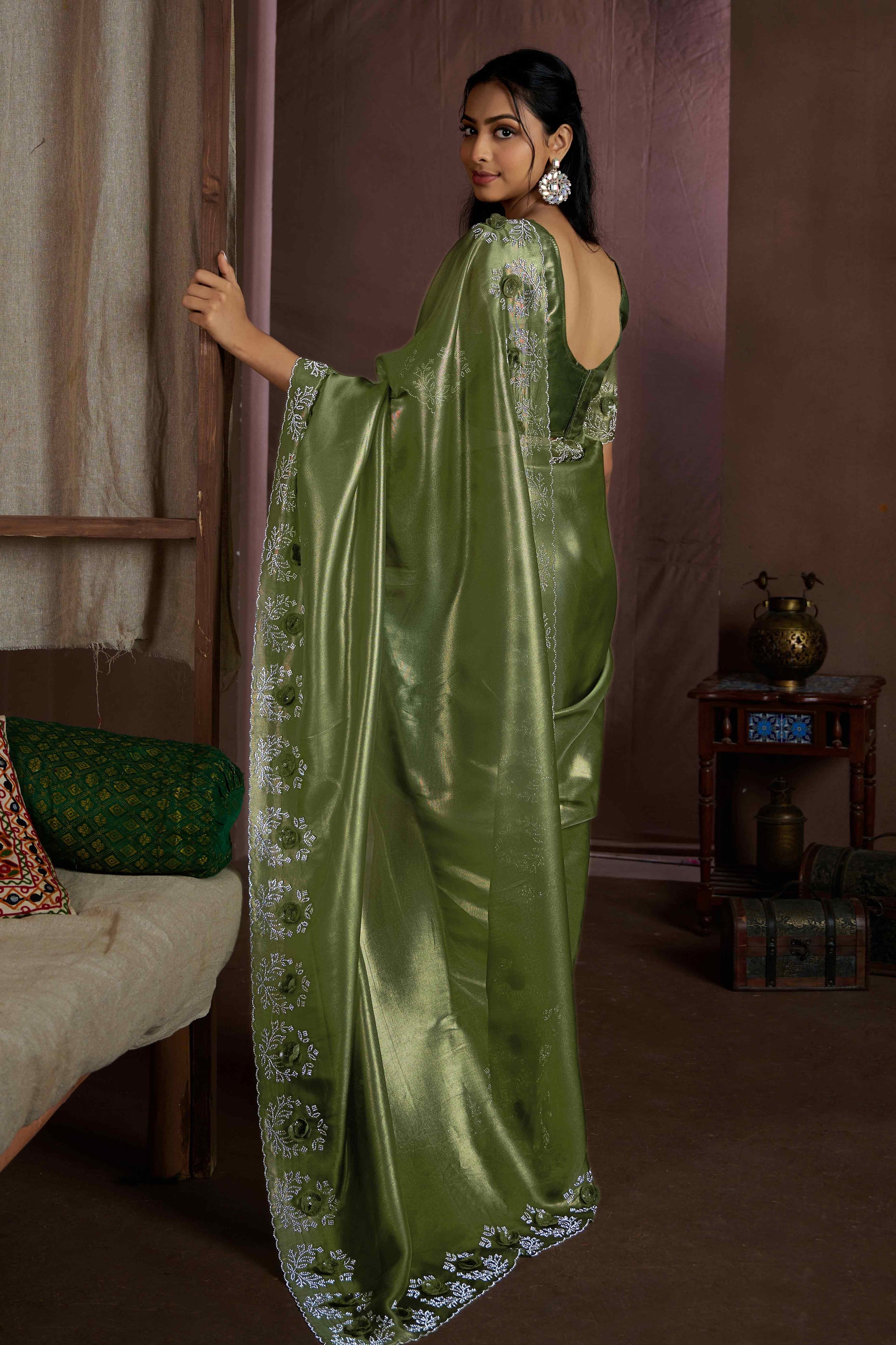green-floral-sequins-with-zarkan-work-organza-saree-1
