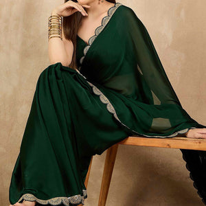 green-solid-chiffon-saree-with-sequins-embroidered-border