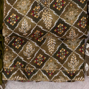 green-foil-printed-with-handwork-cotton-blend-dress-material