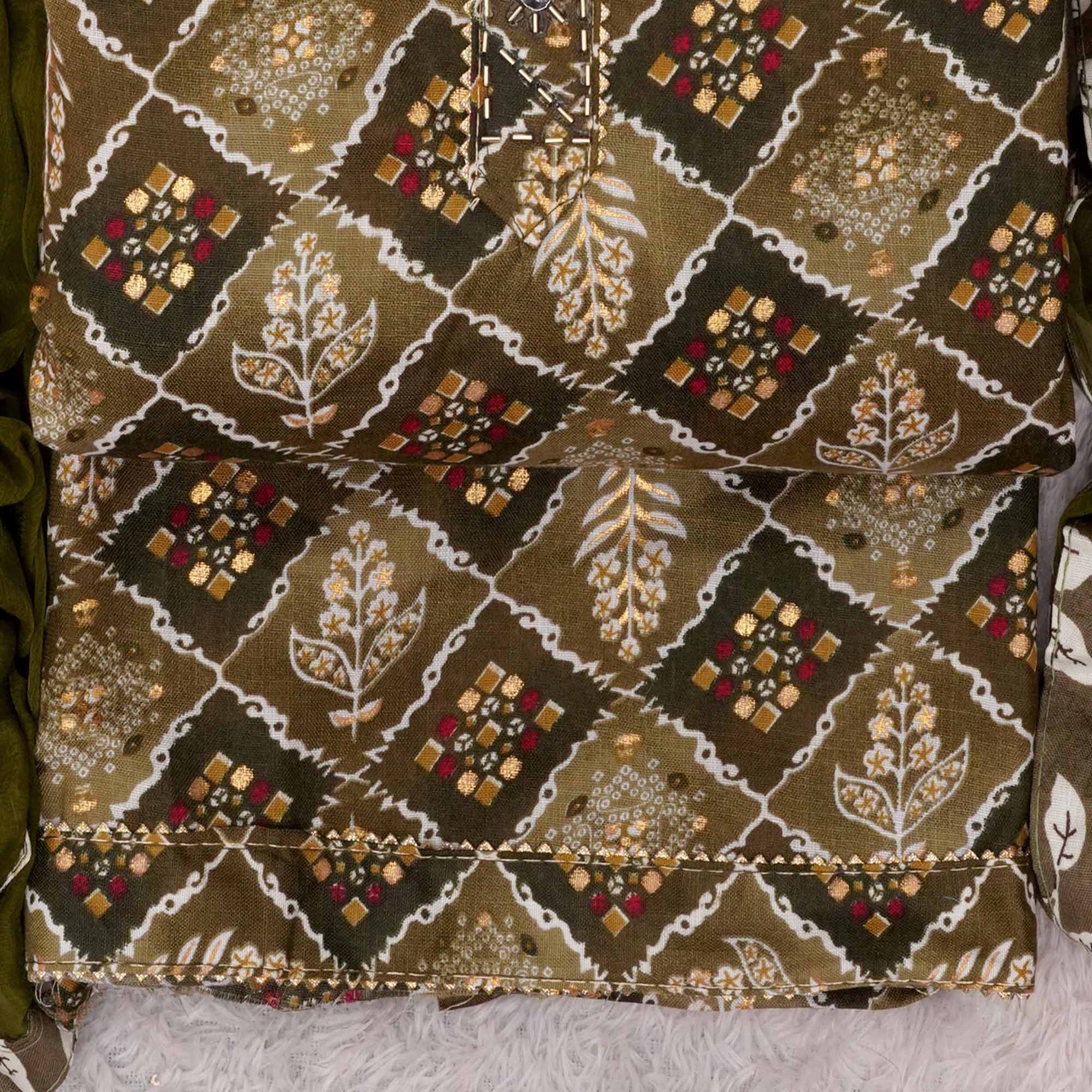 green-foil-printed-with-handwork-cotton-blend-dress-material