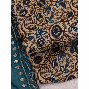 Morpich Foil Printed Cotton Blend Dress Material