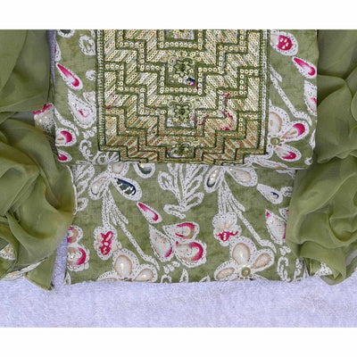 green-foil-printed-with-sequins-embroidery-cotton-blend-dress-material