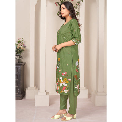 green-floral-printed-pure-cotton-straight-salwar-suit-2