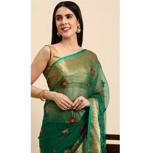 green-floral-embroidered-organza-saree-5