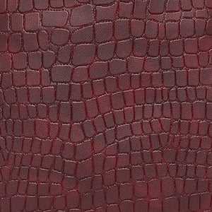 Maroon Women Vegan Leather Handbag With Belt