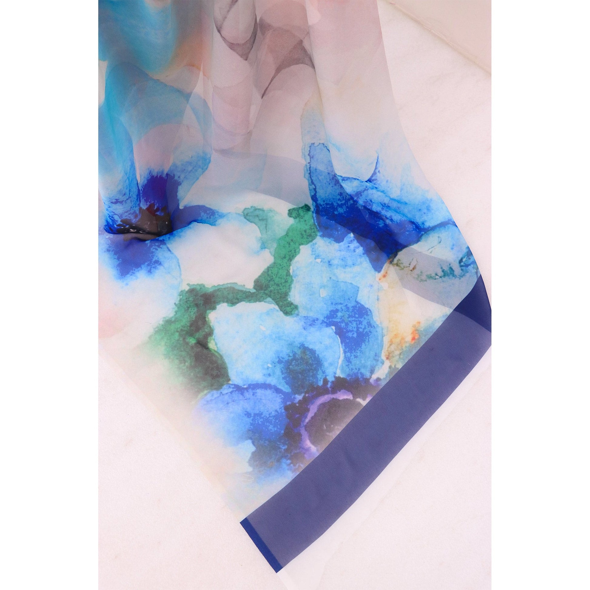 Multicolor Digital Printed Georgette Saree