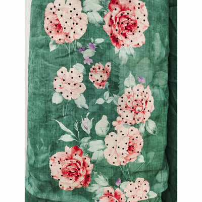 green-floral-printed-chanderi-dress-material-4