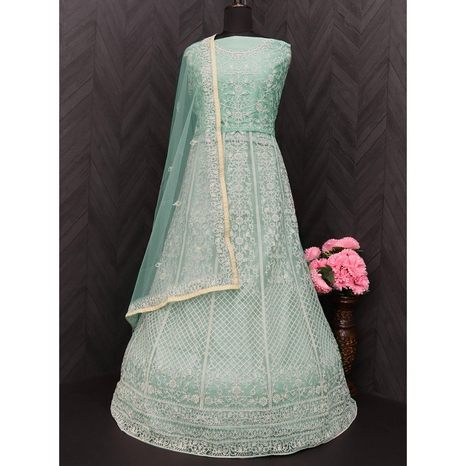 green-floral-embroidered-net-semi-stitched-anarkali-suit-1