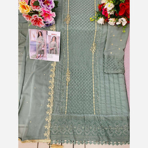 green-floral-embroidered-georgette-semi-stitched-pakistani-suit-4