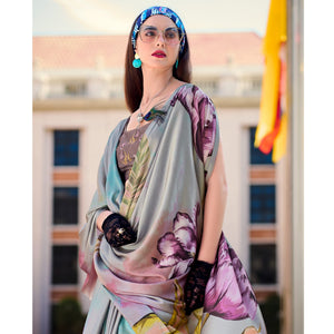 grey-floral-digital-printed-pure-satin-saree