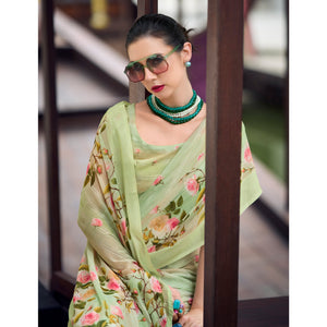 green-floral-digital-printed-georgette-saree-20