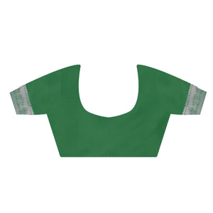 green-ikkat-handwoven-art-silk-saree-with-tassels