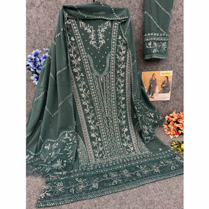 green-floral-embroidered-georgette-semi-stitched-pakistani-suit-7