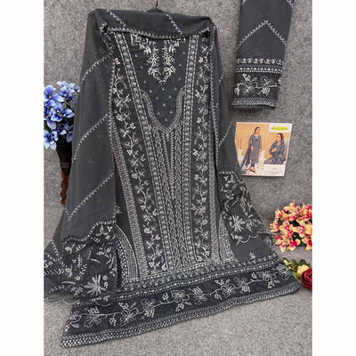 grey-floral-embroidered-georgette-semi-stitched-pakistani-suit-4