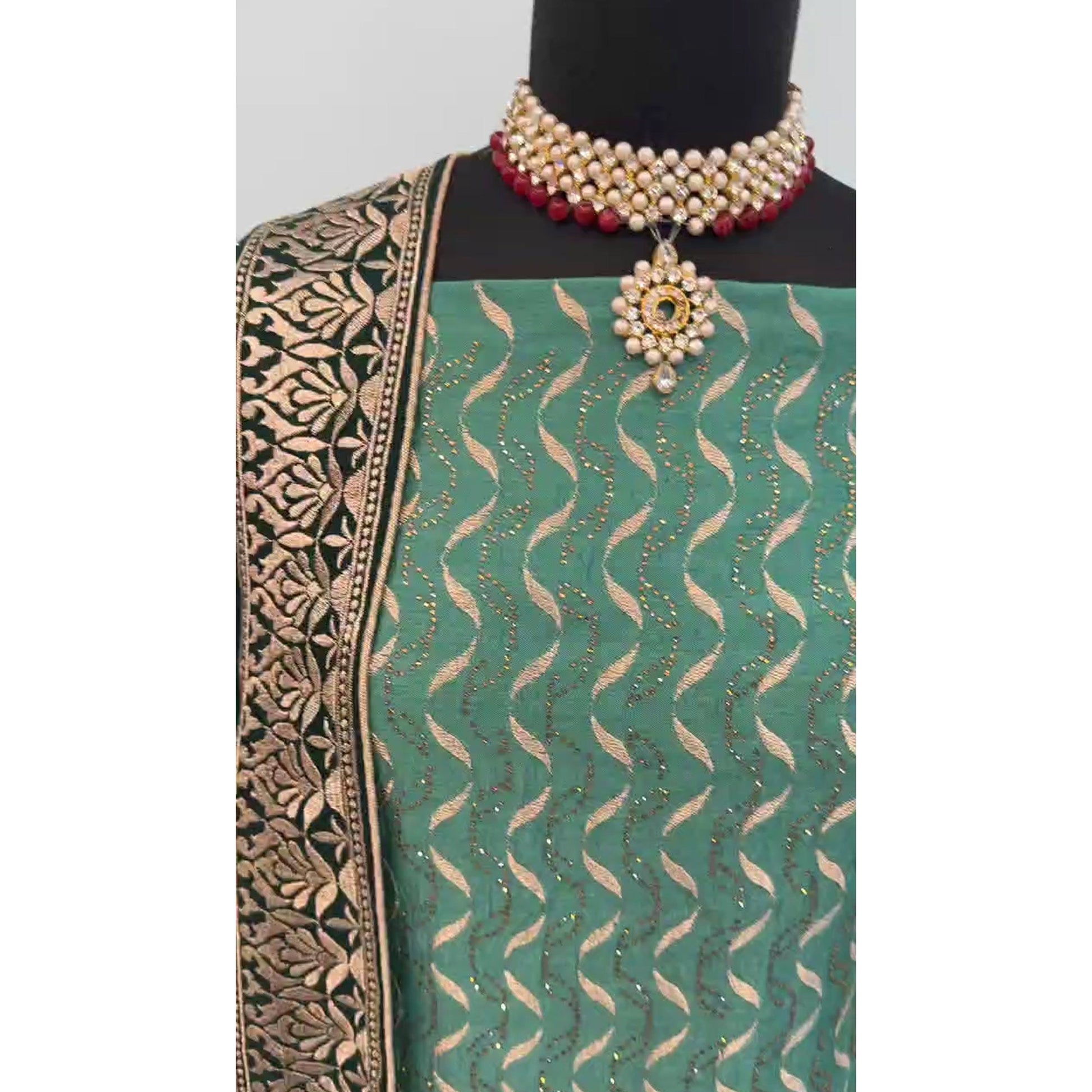 green-embroidery-with-swarovski-work-vichitra-silk-semi-stitched-suit