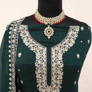 green-floral-sequins-embroidered-satin-silk-semi-stitched-suit
