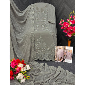 grey-floral-embroidered-georgette-semi-stitched-pakistani-suit-3