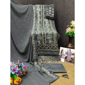 grey-floral-embroidered-georgette-semi-stitched-pakistani-suit-2