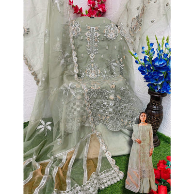 green-floral-sequins-embroidered-organza-semi-stitched-pakistani-suit
