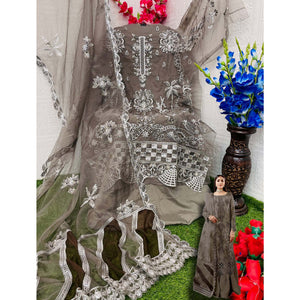 grey-floral-sequins-embroidered-organza-semi-stitched-pakistani-suit