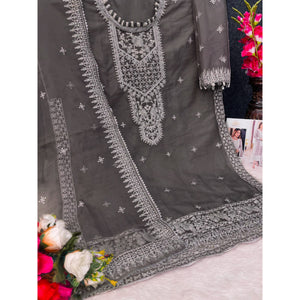 grey-embroidered-organza-pakistani-dress-material