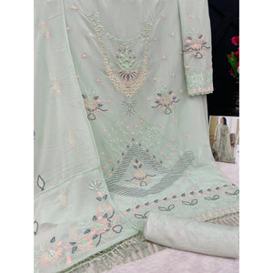 green-floral-embroidered-georgette-semi-stitched-pakistani-suit-6