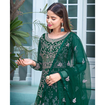 green-floral-embroidered-net-semi-stitched-anarkali-suit-2