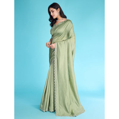 green-solid-with-zarkan-pearl-diamond-lace-khadi-shimmer-saree