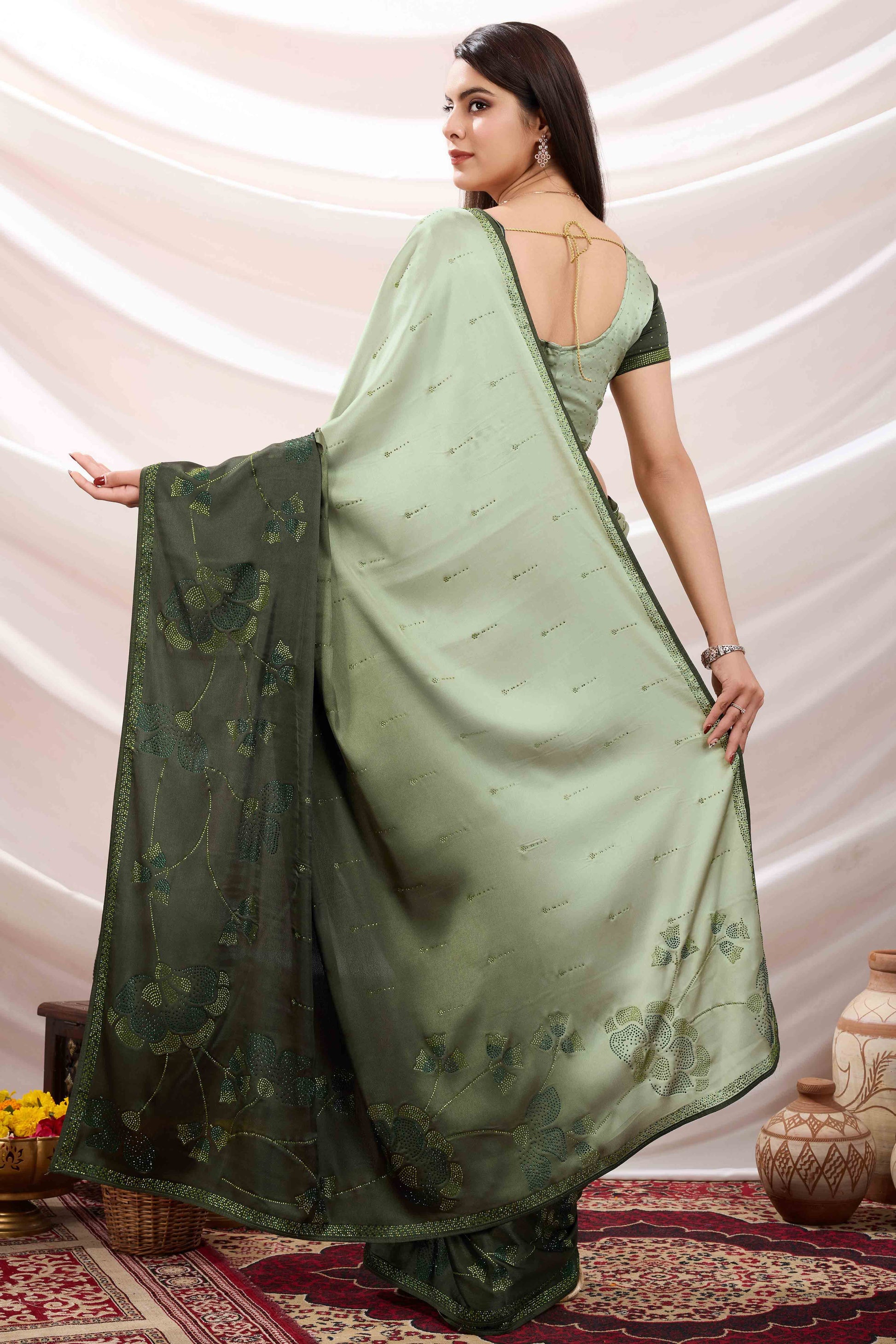 green-floral-swarovski-work-satin-saree-27