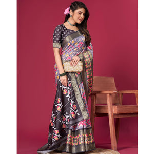 grey-black-digital-patola-printed-with-woven-border-dola-silk-saree