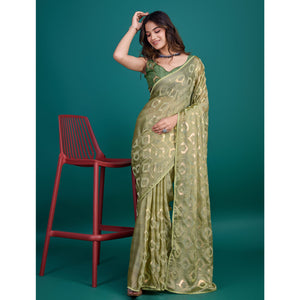 green-sequin-embroidered-georgette-saree