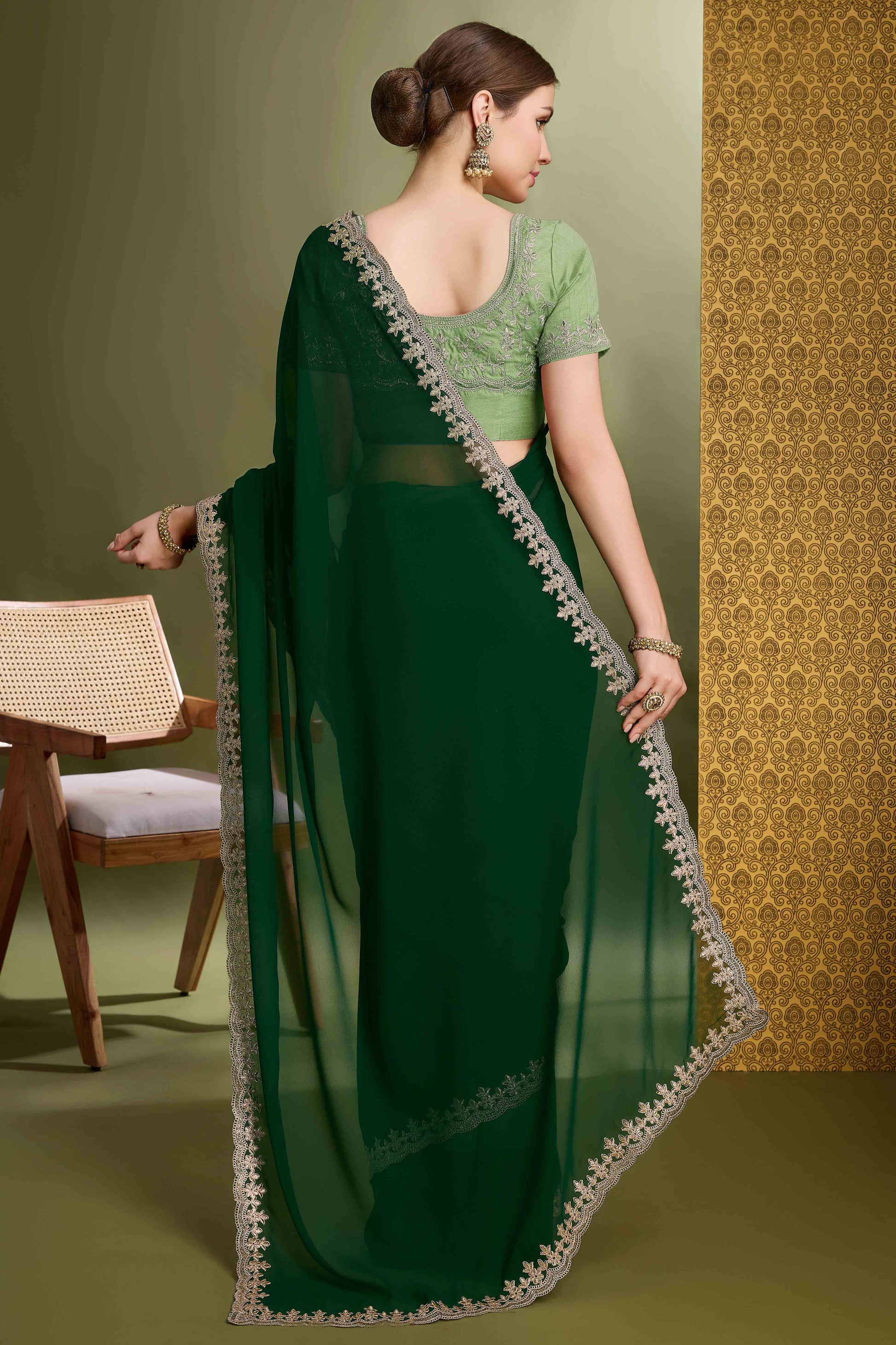 green-solid-with-zari-embroidered-georgette-saree