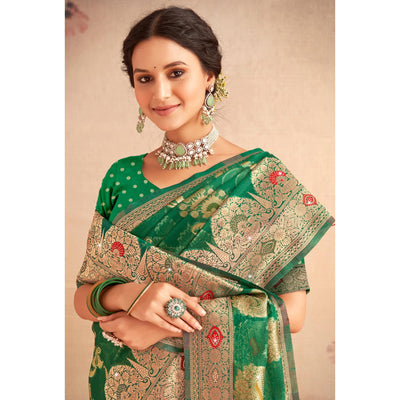 green-woven-organza-saree-with-tassels-26