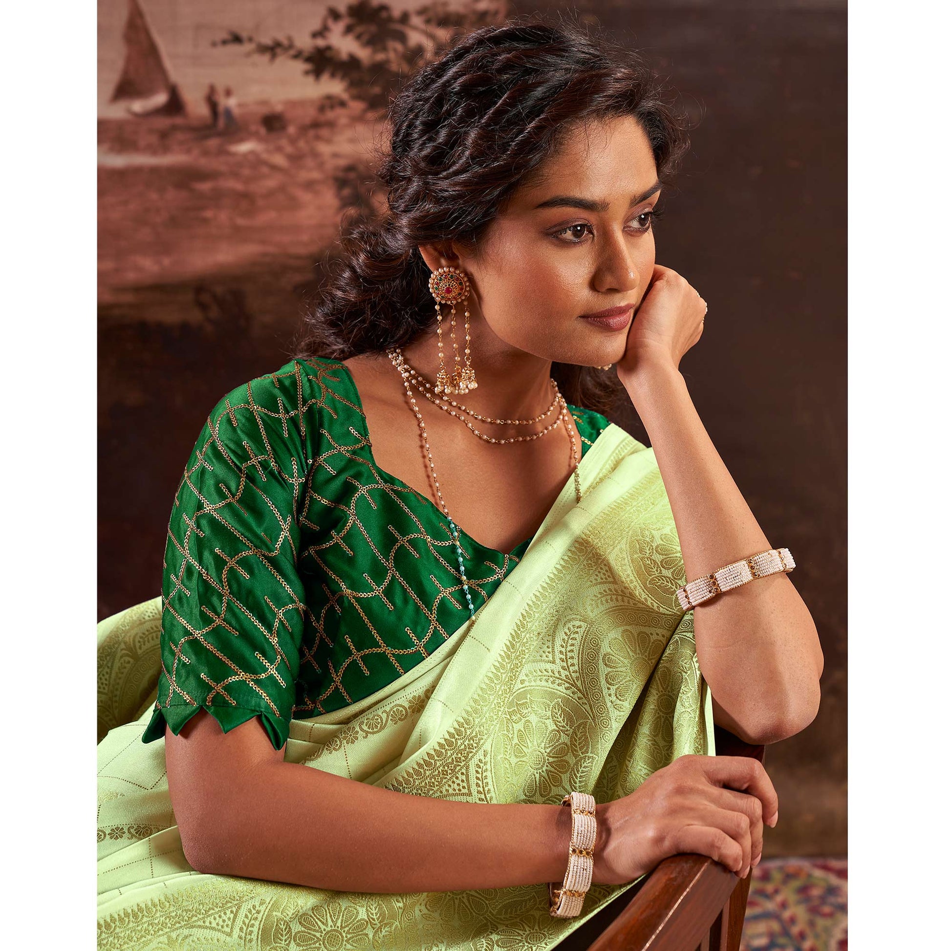 green-woven-cotton-silk-saree-12