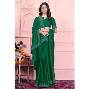 green-swarovski-work-satin-saree