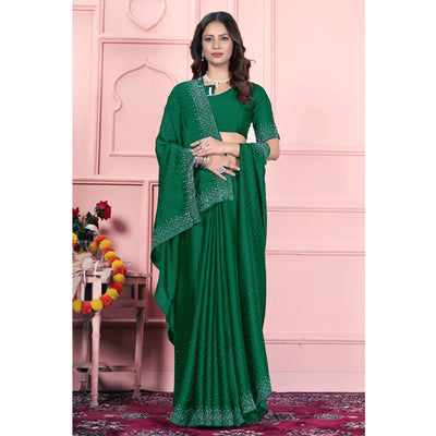 green-swarovski-work-satin-saree