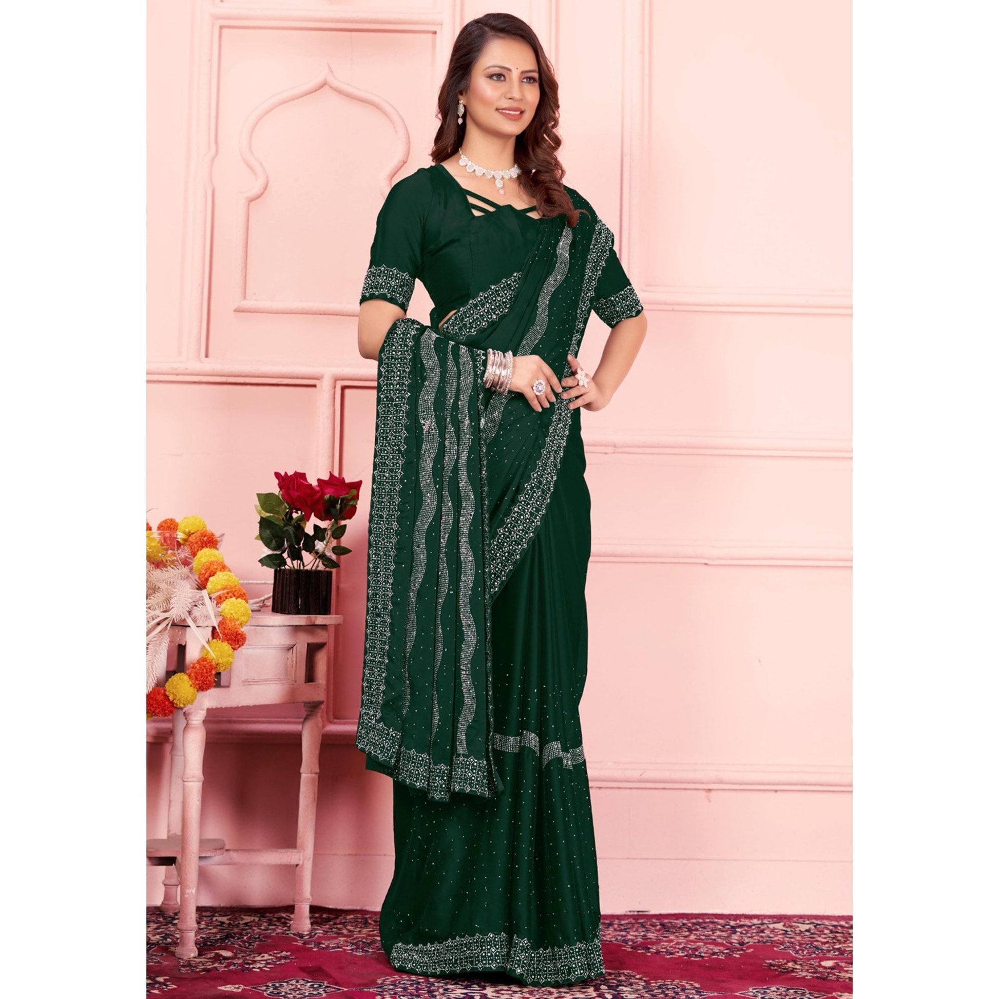 green-swarovski-work-satin-saree-1