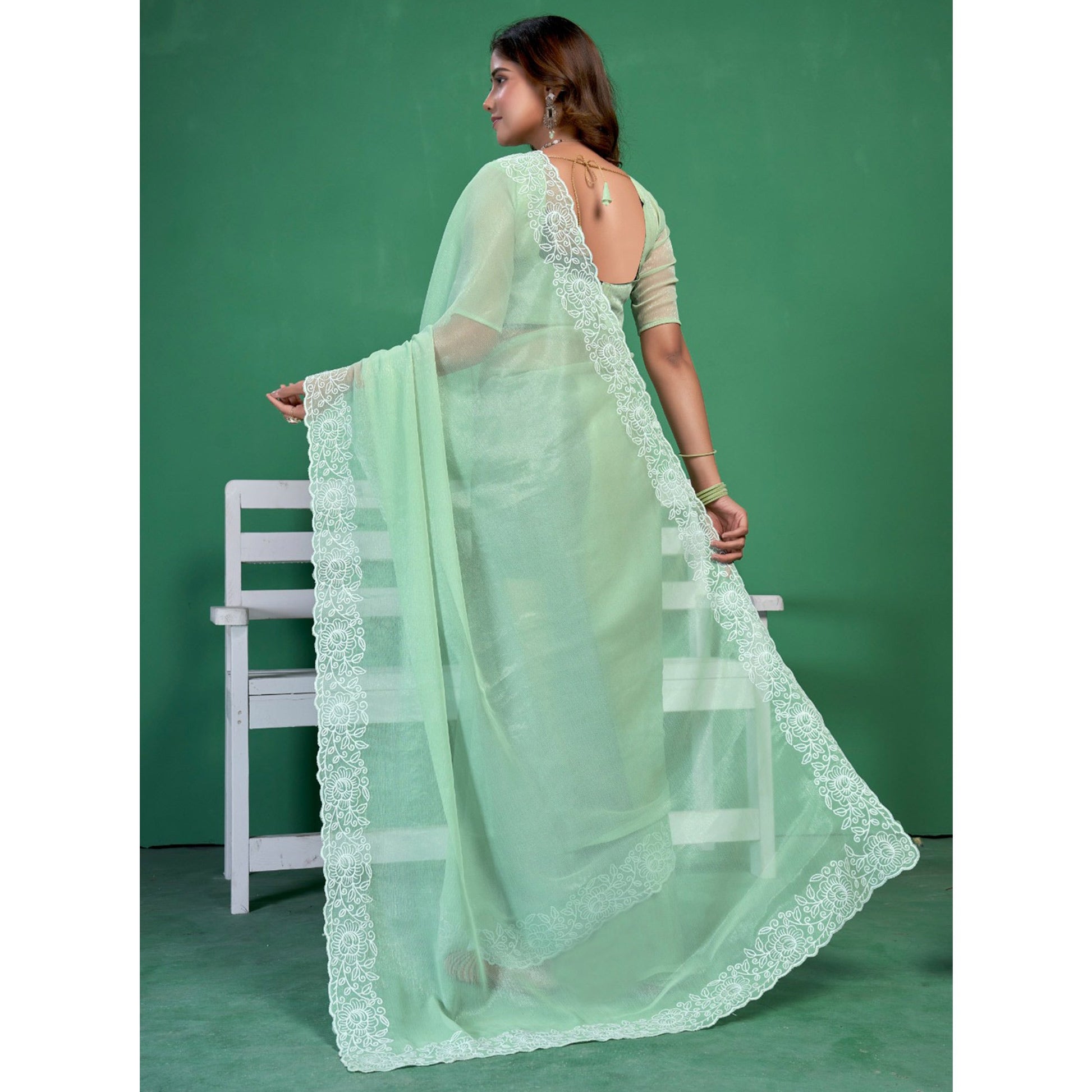 green-chiffon-saree-with-embroidered-border