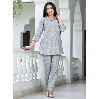 grey-floral-printed-chanderi-co-ord-set