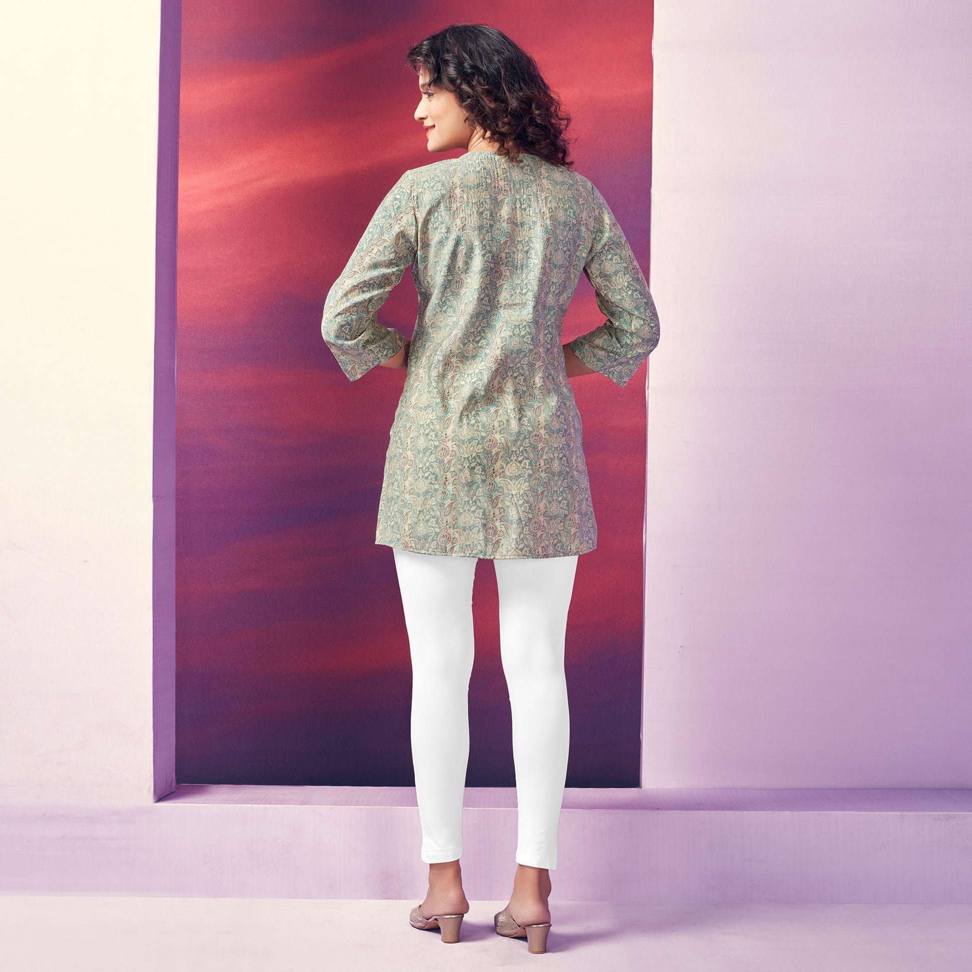 green-floral-foil-printed-chanderi-silk-top