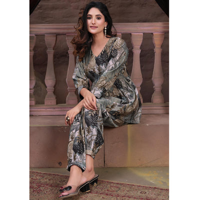grey-floral-printed-chanderi-co-ord-set-1