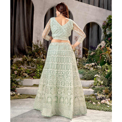 green-floral-sequins-embroidered-net-lehenga-choli