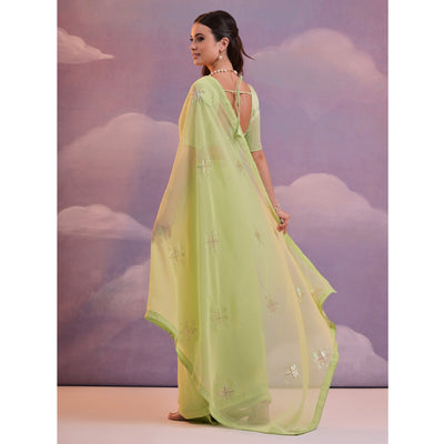 green-sequins-embroidered-georgette-saree-8