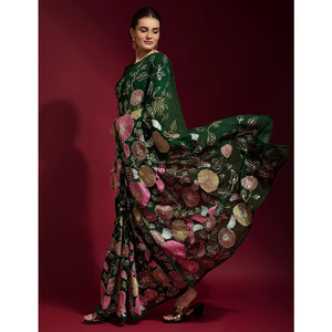 green-floral-sequins-embroidered-georgette-saree