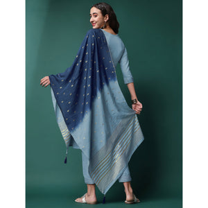 grey-embroidered-rayon-kurti-set